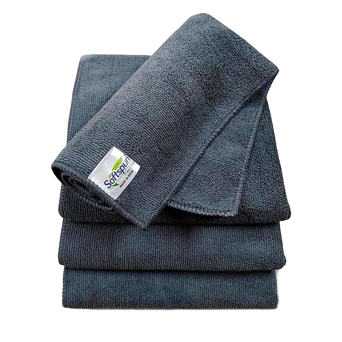 SOFTSPUN Microfiber Cloth – 4 pcs – 40×40 cms